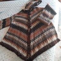 Mantella /Poncho tg Unica -Vintage Dressing 