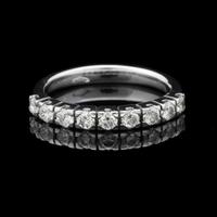 ANELLO CIERRE VERETTA IN ORO 18 KT BRILLANTI