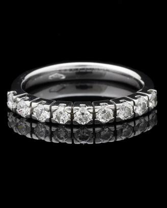 ANELLO CIERRE VERETTA IN ORO 18 KT BRILLANTI