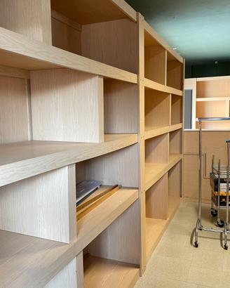 Scaffali componibili frassino chiaro