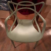 Sedia Kartell masters plastico verde