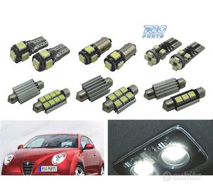 KIT 9 LAMPADE LED INTERNE PER ALFA ROMEO MITO 08-1
