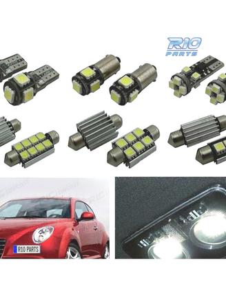 KIT 9 LAMPADE LED INTERNE PER ALFA ROMEO MITO 08-1