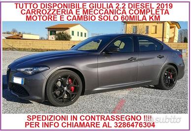 Disponibili per ricambi giulia full 2019 contraseg