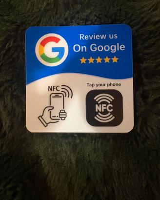Card NFC Google Review per recensioni attività
