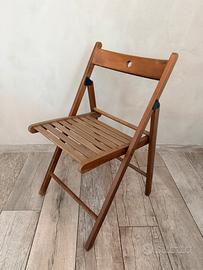 Sedia pieghevole in legno