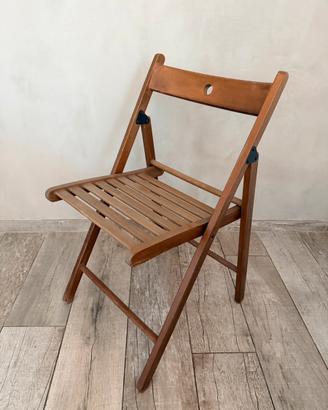 Sedia pieghevole in legno