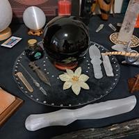 Sfera Ossidiana nera diametro 15cm