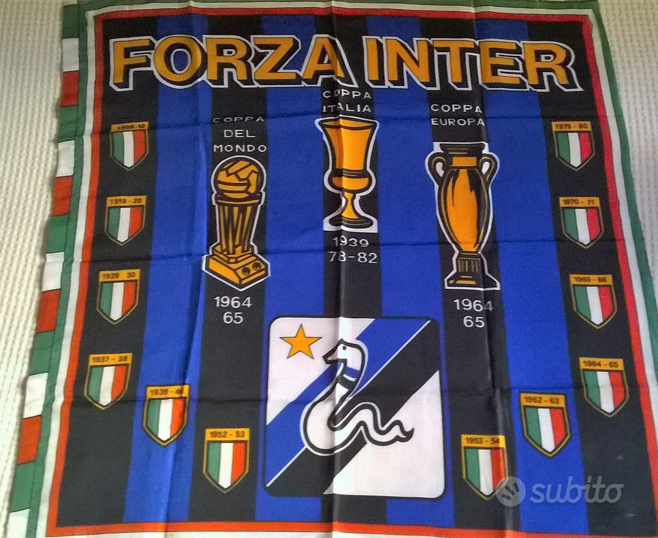 Inter 1997-98 bandiera vintage