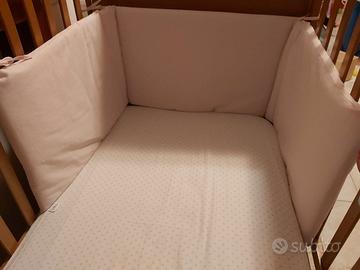 Paracolpi rosa per lettino – COME NUOVO