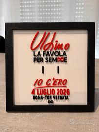 Tor Vergata racchiusa in un quadro in stampa 3d...