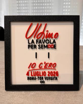 Tor Vergata racchiusa in un quadro in stampa 3d...