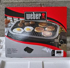 Weber 6611 Piastra Barbecue Elettrico Lumin c.