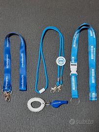 Kit Banca Mediolanum: Fischietto + 3 Portachiavi