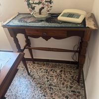 Mobiletto, tavolino vintage in legno