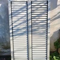 persiana scorrimento alluminio bianca