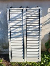 persiana scorrimento alluminio bianca
