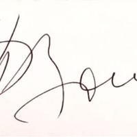 Autografo di Pippo Baudo