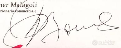 Autografo di Pippo Baudo
