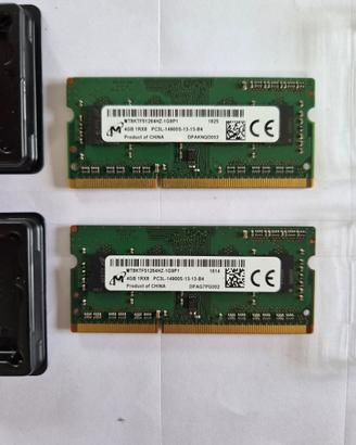 Kit 8GB (2x4GB) RAM DDR3L - Micron 1866MHz