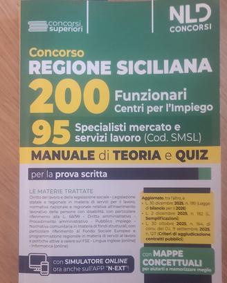 Manuale Concorso Regione Siciliana - 200 Funzionar