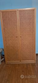 Cameretta armadio, comodino, letto