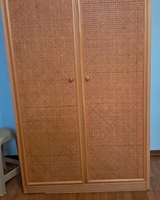 Cameretta armadio, comodino, letto