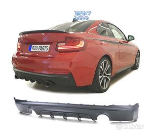 DIFFUSORE BMW F22 F23 LOOK M PERFORMANCE NERO OPAC