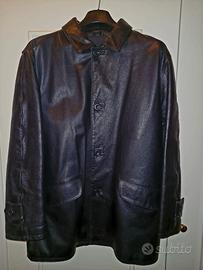 GIACCONE IN PELLE NERA CORNELIANI  TG.46
