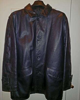 GIACCONE IN PELLE NERA CORNELIANI  TG.46