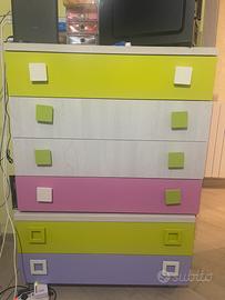 Cassettiera da 4 cassetti e Cassettiera da 2