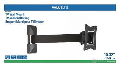 SUPPORTO DA PARETE RUOTABILE 10" /32" 25-82cm 30kg