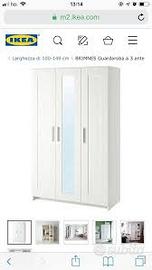 ARMADIO IKEA BRIMNES BIANCO