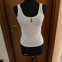 Datch Top Bianco nuovo con cartellino Tg.M