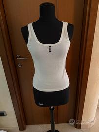 Datch Top Bianco nuovo con cartellino Tg.M