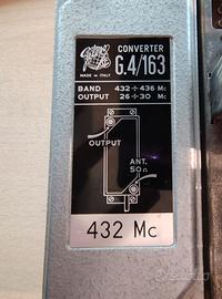 Convertitore Geloso G.4/163 UHF-HF vintage per rad