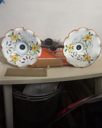 lampadario ceramica di vietri 