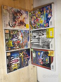 11 SOLO custodie giochi Wii e 3DS con istruzioni