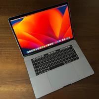 MacBook Pro 15” Touch 2.9GHz Intel 16GB 512GB