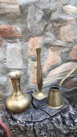 Set 3 Pezzi in Ottone Vintage