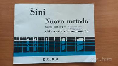 Sini Nuovo metodo teorico pratico per chitarra