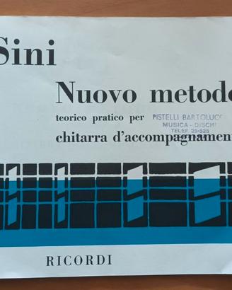 Sini Nuovo metodo teorico pratico per chitarra