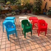 Tavolini e sedie da esterno