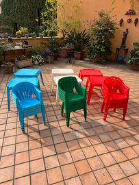 Tavolini e sedie da esterno