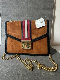 Borsa Aldo marrone e nera