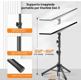 Treppiedi per antenna Starlink 