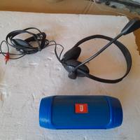 cuffie per pc-altoparlante cassa bluetooth (nuovi)