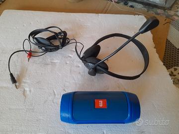 cuffie per pc-altoparlante cassa bluetooth (nuovi)