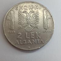 moneta 2 lek 1939 amagnetica