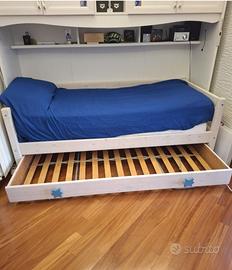 Letto Flexa con secondo letto estraibile